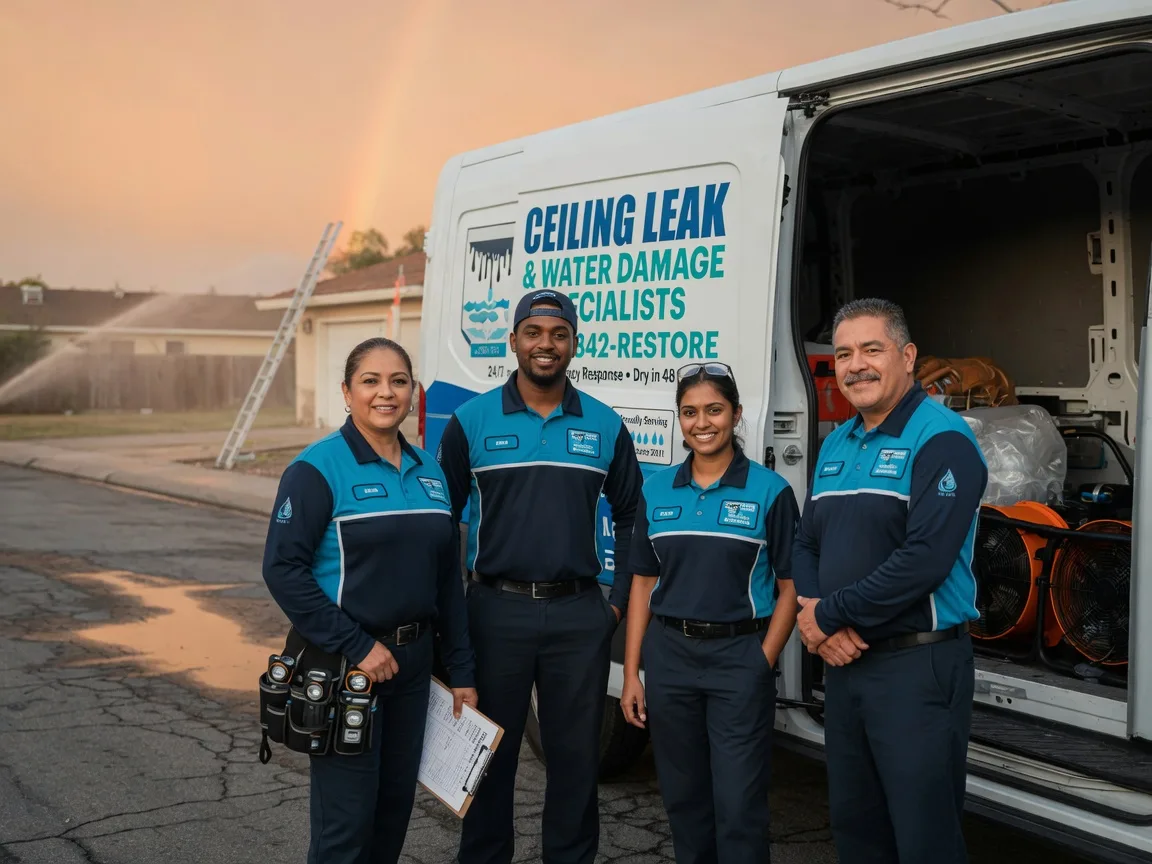 Ceiling Leak Cleanup company in Pandora, TX
